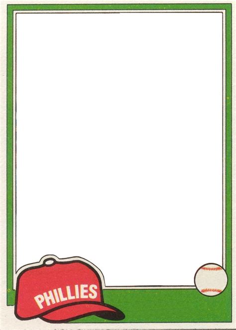 Topps Baseball Card Template